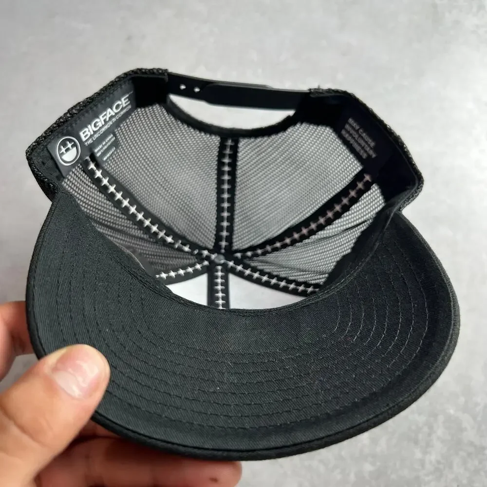 BIGFACE Coffee Black Trucker SnapBack Black Hat Cap Jimmy Butler NWT